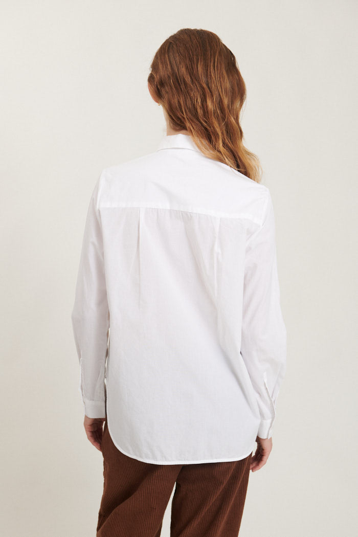 Basic Apparel Vilde Classic Shirt Shirts 423 Bright White